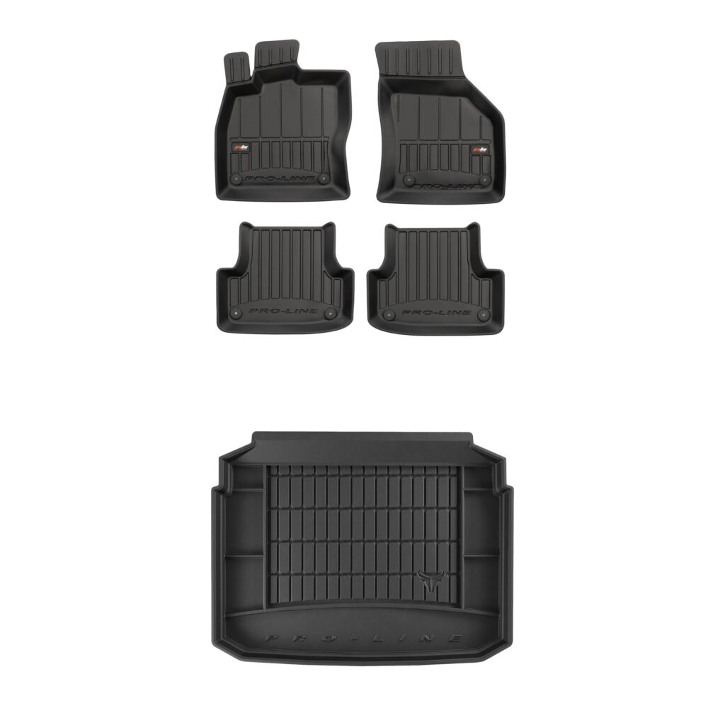 Zestaw dywaniki i mata do bagażnika ProLine dopasowane do Audi A3 Sportback 8V 2013-2020
