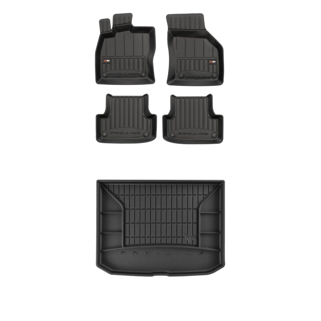 Zestaw dywaniki i mata do bagażnika ProLine dopasowane do Audi A3 Sportback 8V 2013-2020