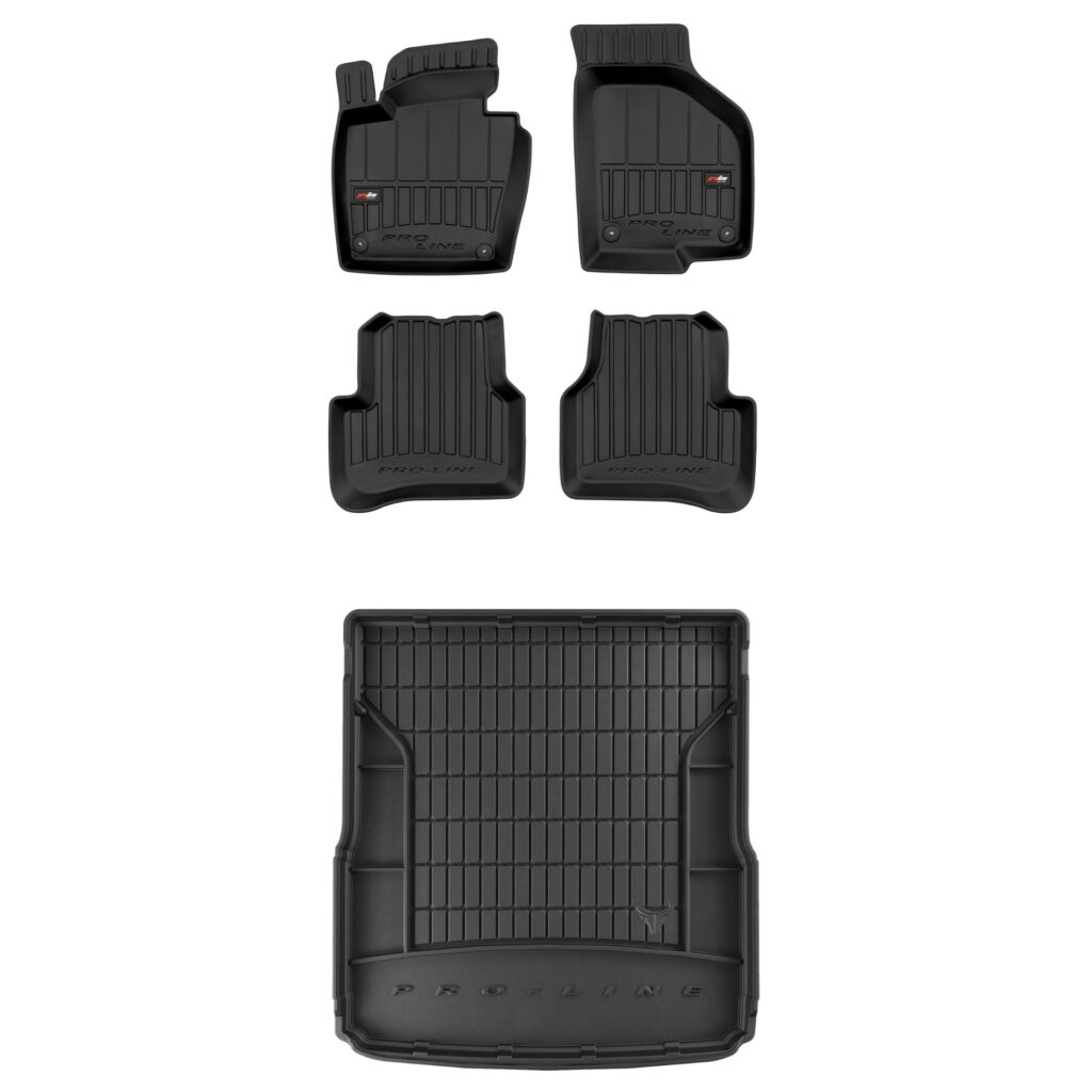 Zestaw dywaniki i mata do bagażnika ProLine dopasowane do Volkswagen Passat B7 2010-2014