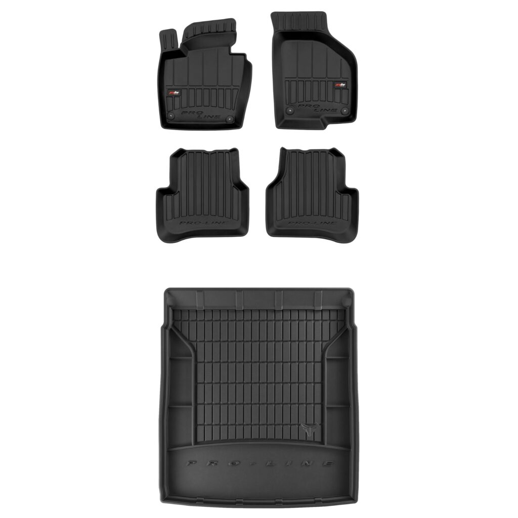 Zestaw dywaniki i mata do bagażnika ProLine dopasowane do Volkswagen Passat B6 2005-2010