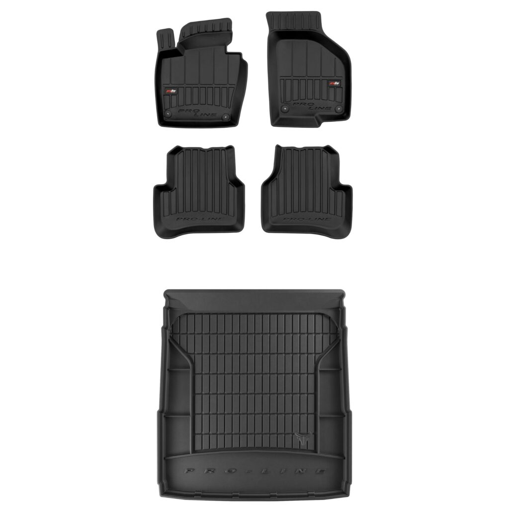 Zestaw dywaniki i mata do bagażnika ProLine dopasowane do Volkswagen Passat B7 2010-2014