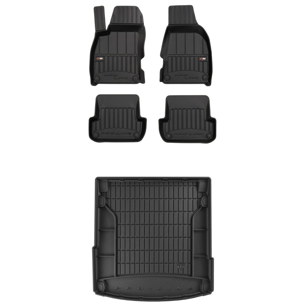 Zestaw dywaniki i mata do bagażnika ProLine dopasowane do Audi A4 B7 2004-2008