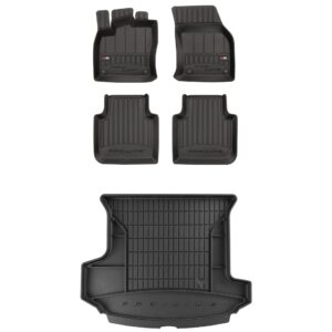 Zestaw: dywaniki samochodowe i mata bagażnika ProLine dopasowane do Skoda Kodiaq 2016-2024