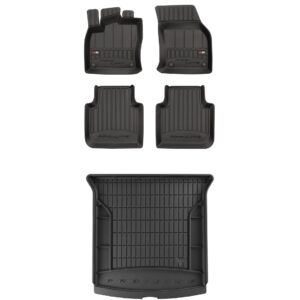 Zestaw: dywaniki samochodowe i mata bagażnika ProLine dopasowane do Skoda Kodiaq 2016-2024