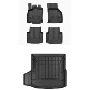 Zestaw: dywaniki samochodowe i mata bagażnika ProLine dopasowane do Volkswagen Arteon od 2017