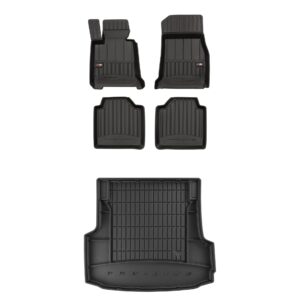 Zestaw: dywaniki samochodowe i mata bagażnika ProLine maßgeschneidert für BMW Seria 3 Gran Turismo F34 2013-2021
