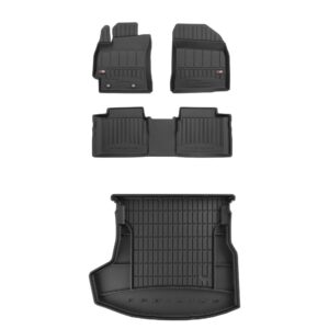 Zestaw: dywaniki samochodowe i mata bagażnika ProLine dopasowane do Toyota Corolla XI 2013-2019