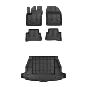 Zestaw: dywaniki samochodowe i mata bagażnika ProLine dopasowane do Toyota C-HR I 2016-2019