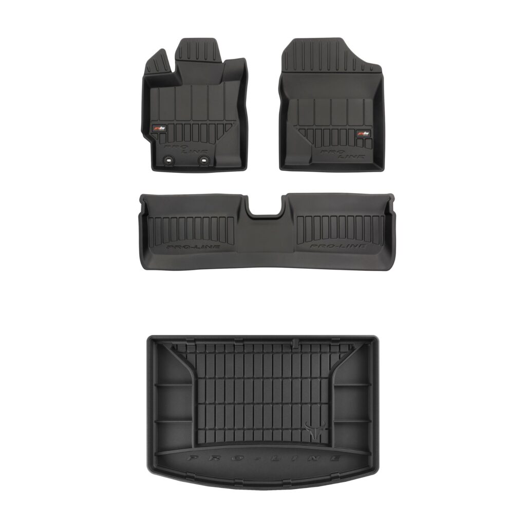 Zestaw dywaniki i mata do bagażnika ProLine dopasowane do Toyota Yaris III 2011-2020
