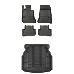 Zestaw: dywaniki samochodowe i mata bagażnika ProLine dopasowane do Mercedes-Benz Klasa C W204 2007-2014