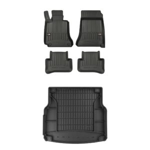 Zestaw: dywaniki samochodowe i mata bagażnika ProLine dopasowane do Mercedes-Benz Klasa C W204 2007-2014