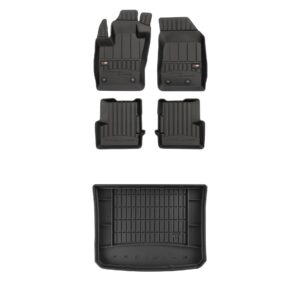 Zestaw: dywaniki samochodowe i mata bagażnika ProLine dopasowane do Fiat 500X 2014-2018