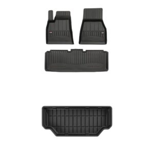 Zestaw: dywaniki samochodowe i mata bagażnika ProLine dopasowane do Tesla Model S od 2012