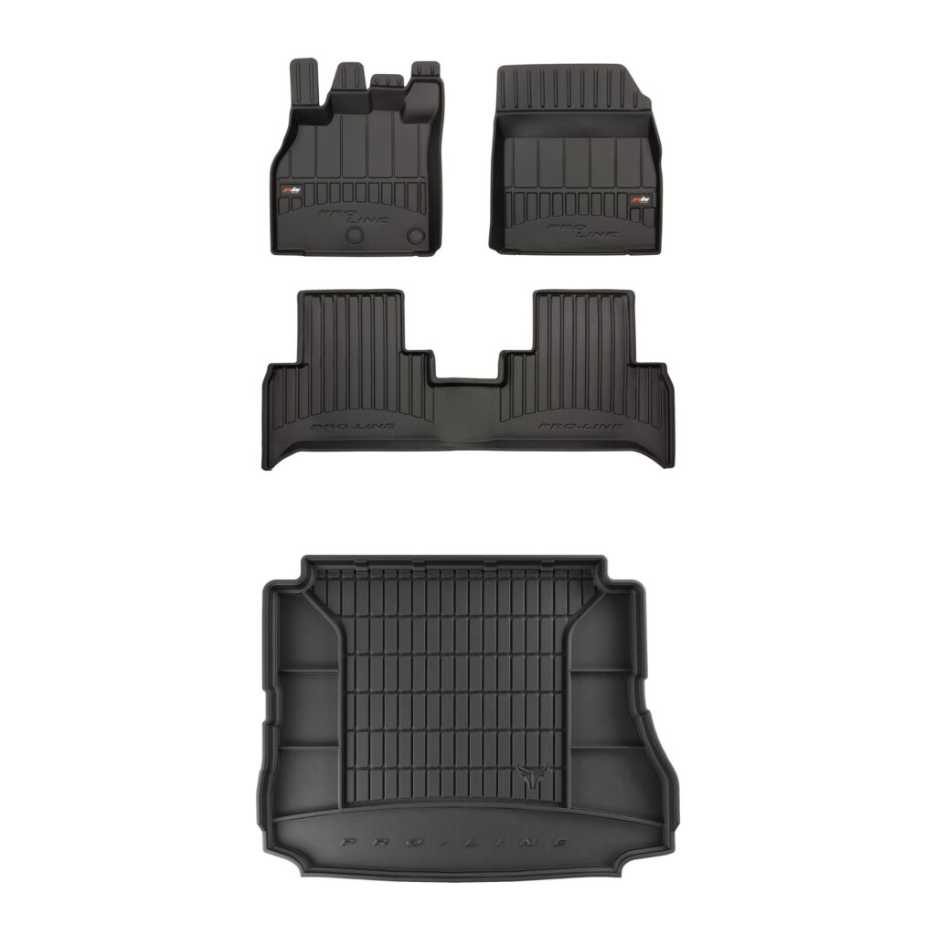 Zestaw dywaniki i mata do bagażnika ProLine dopasowane do Renault Grand Scenic II 2009-2016