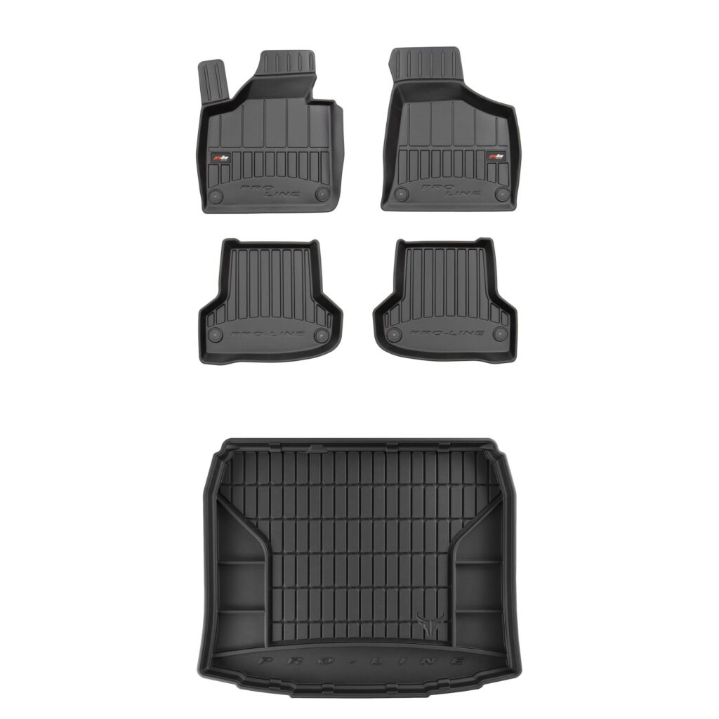 Zestaw dywaniki i mata do bagażnika ProLine dopasowane do Audi A3 Sportback 8P 2003-2013
