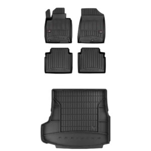 Zestaw: dywaniki samochodowe i mata bagażnika ProLine dopasowane do Kia Optima IV 2015-2020