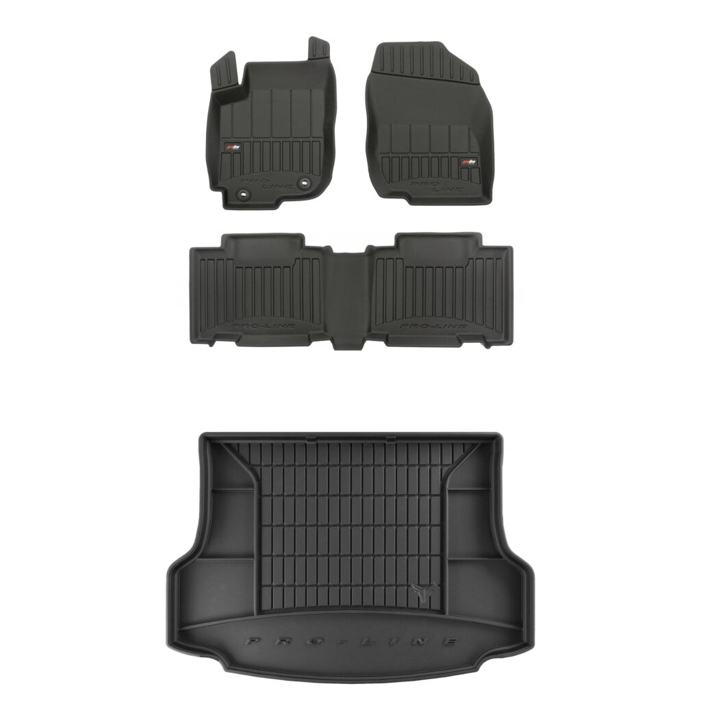 Zestaw dywaniki i mata do bagażnika ProLine dopasowane do Toyota RAV4 IV 2013-2019