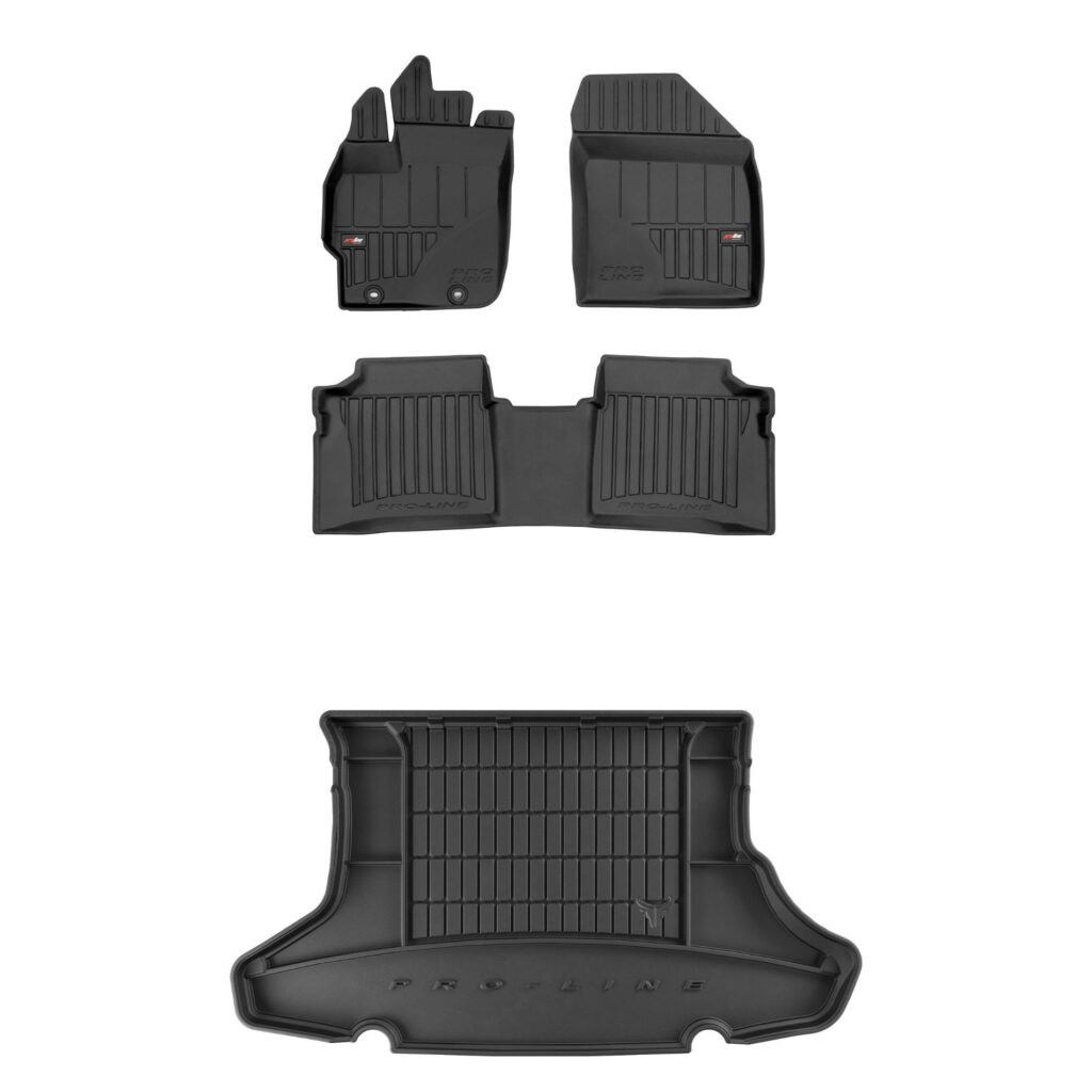 Zestaw dywaniki i mata do bagażnika ProLine dopasowane do Toyota Prius III 2009-2015