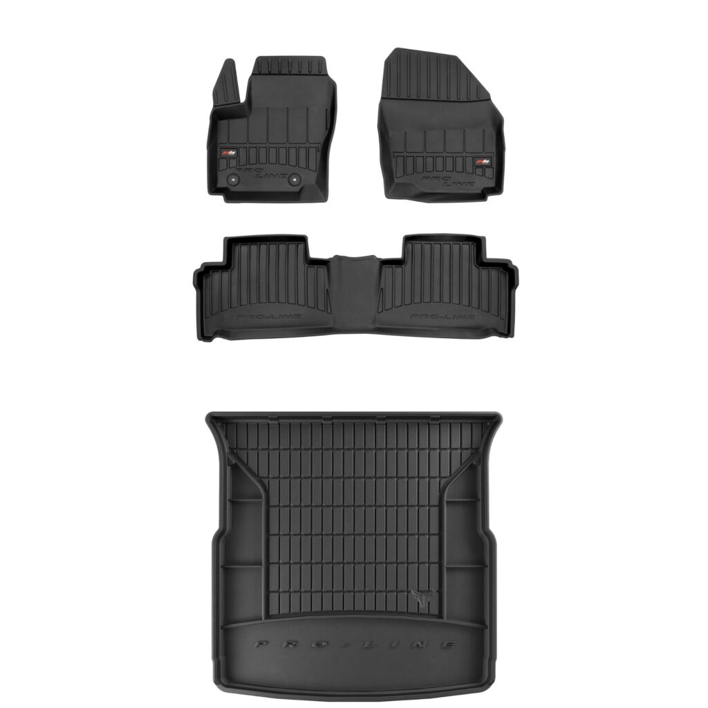 Zestaw dywaniki i mata do bagażnika ProLine dopasowane do Ford S-Max I 2006-2014