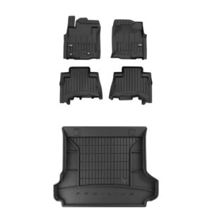 Zestaw: dywaniki samochodowe i mata bagażnika ProLine dopasowane do Toyota Land Cruiser J150 2009-2017