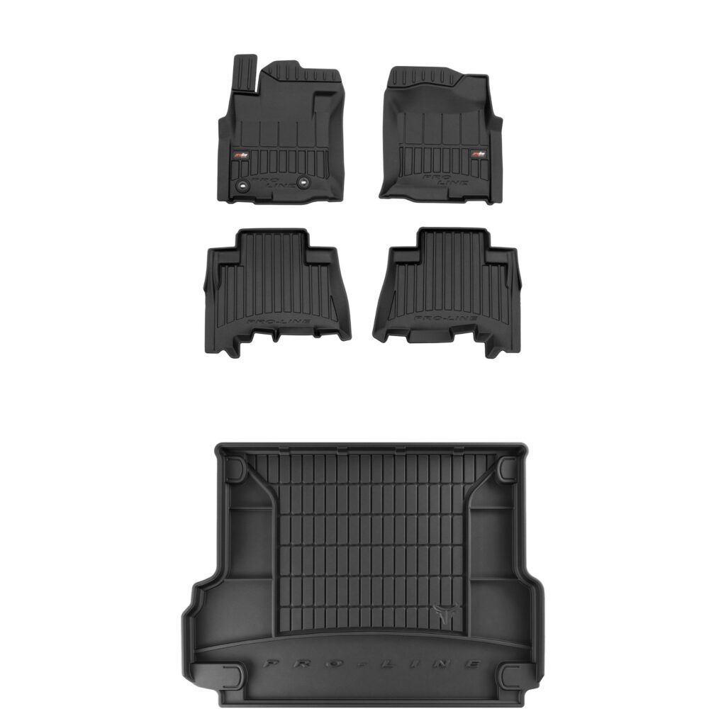 Zestaw dywaniki i mata do bagażnika ProLine dopasowane do Toyota Land Cruiser J150 od 2009