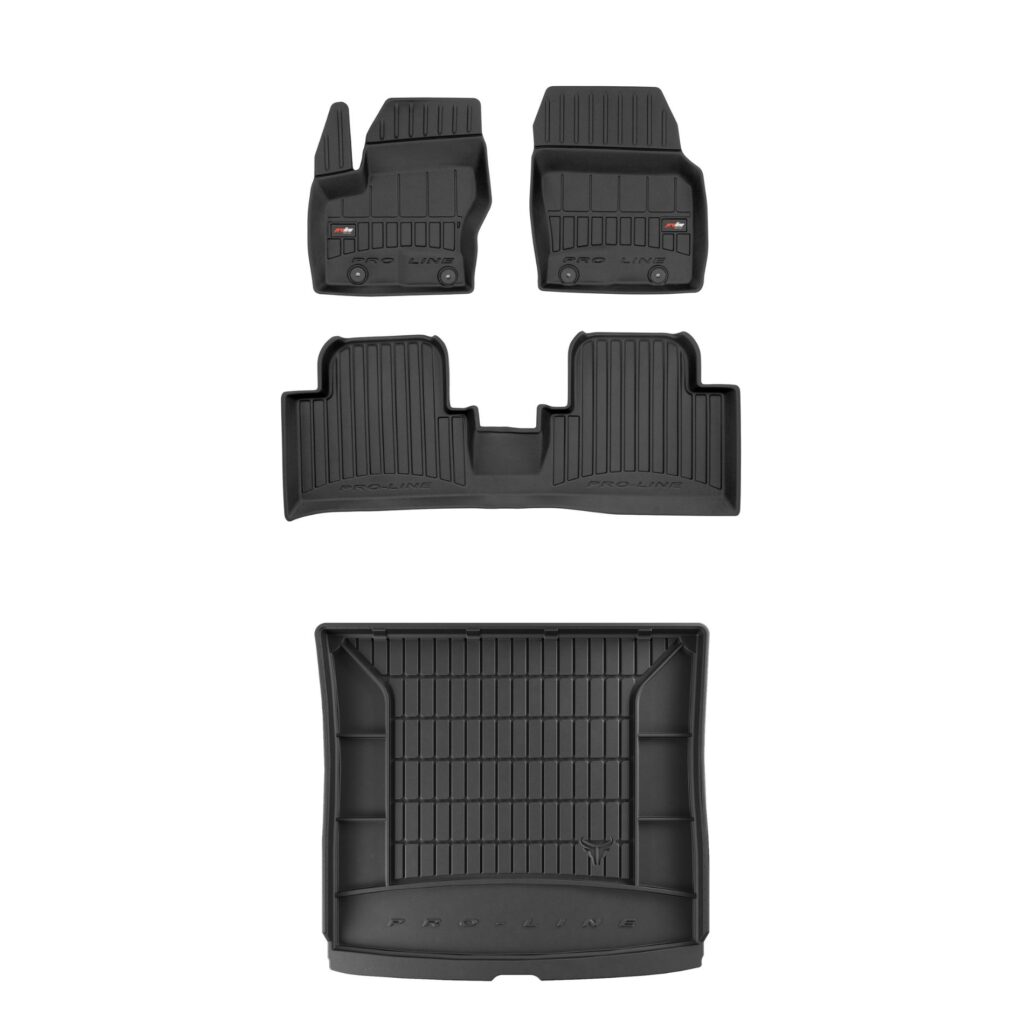 Zestaw dywaniki i mata do bagażnika ProLine dopasowane do Ford Grand C-Max 2010-2019