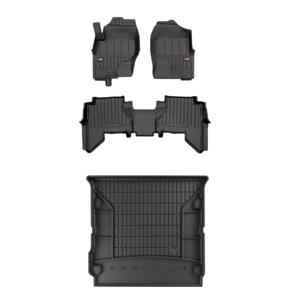 Zestaw dywaniki i mata do bagażnika ProLine dopasowane do Nissan Pathfinder III 2005-2014