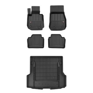 Zestaw: dywaniki samochodowe i mata bagażnika ProLine dopasowane do BMW Seria 4 Gran Coupe F36 2014-2021