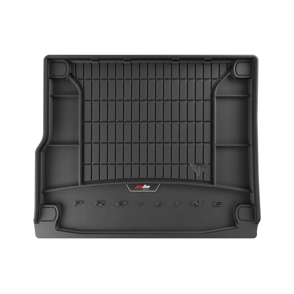 Trunk mat with ProLine logo fitted to Volkswagen Touareg II R-line 2010-2018