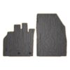 Car mats NOMAD front with beige leather piping tailor-made for Renault Scenic III 2009-2016