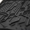 Car mats NOMAD front with black leather piping tailor-made for Renault Grand Scenic II 2009-2016