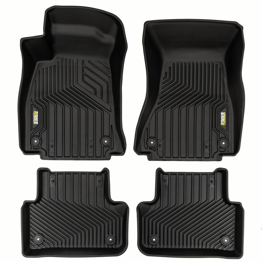 Dywaniki samochodowe 2w1 Race Rock dopasowane do Audi A4 B9 2015-2023 Dywaniki samochodowe 2w1 Race Rock dopasowane do Audi A4 B9 2015-2023