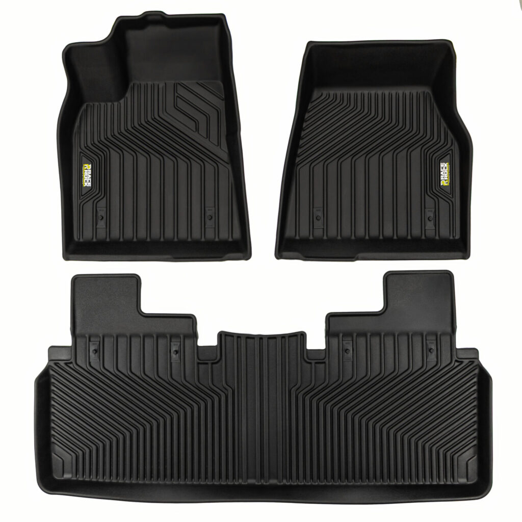 Dywaniki samochodowe 2w1 Race Rock dopasowane do Tesla Model S 2012-2021