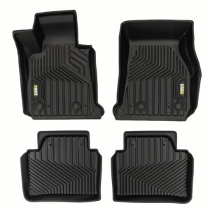 Dywaniki samochodowe 2w1 Race Rock wraz z zestawem wymiennych ringów i emblematów dopasowane do BMW Seria 3 F31 2011-2018