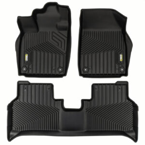 Dywaniki samochodowe 2w1 Race Rock wraz z zestawem wymiennych ringów i emblematów dopasowane do Skoda Enyaq iV od 2020