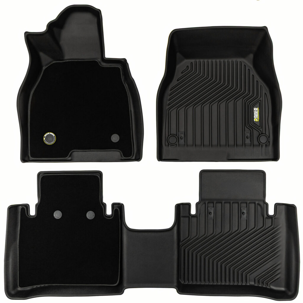 Dywaniki samochodowe 2w1 Race Rock dopasowane do Mercedes-Benz EQS V297 od 2021