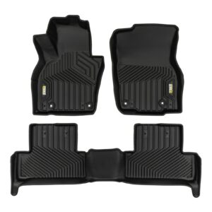 Dywaniki samochodowe 2w1 Race Rock wraz z zestawem wymiennych ringów i emblematów dopasowane do Mazda CX-60 od 2022