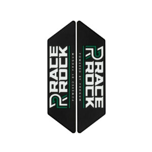 Zielone, wymienne emblematy do dywaników Race Rock