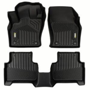 Dywaniki samochodowe 2w1 Race Rock wraz z zestawem wymiennych ringów i emblematów dopasowane do Audi Q3 Sportback od 2019