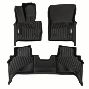 Dywaniki samochodowe 2w1 Race Rock wraz z zestawem wymiennych ringów i emblematów dopasowane do Mercedes-Benz Klasa G W465 od 2024