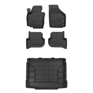 Zestaw: dywaniki samochodowe i mata bagażnika ProLine dopasowane do Skoda Yeti 2009-2018