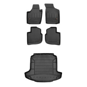 Zestaw: dywaniki samochodowe i mata bagażnika ProLine dopasowane do Skoda Rapid 2012-2019