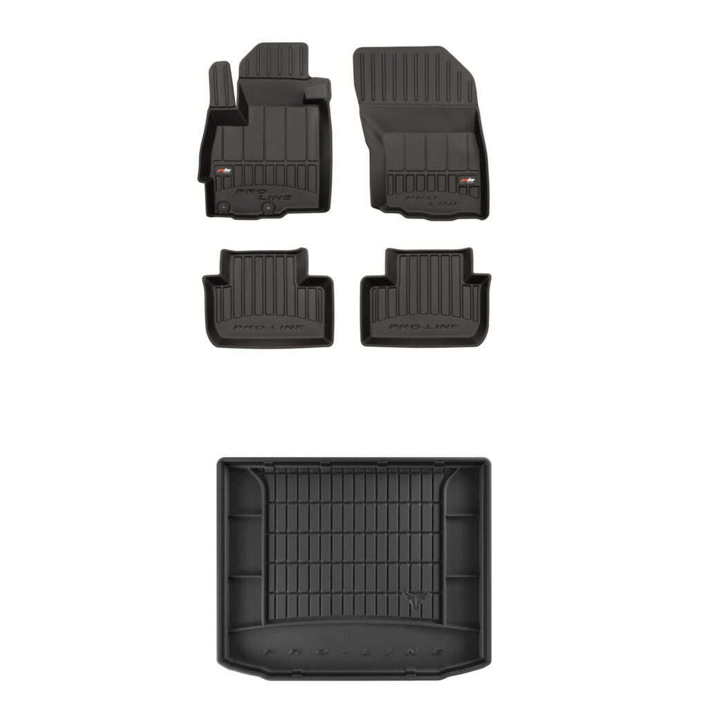 Zestaw: dywaniki samochodowe i mata bagażnika ProLine dopasowane do Mitsubishi ASX I 2010-2022