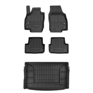 Zestaw: dywaniki samochodowe i mata bagażnika ProLine dopasowane do SEAT Ibiza V od 2017