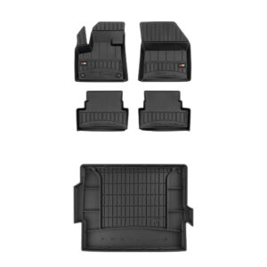 Zestaw: dywaniki samochodowe i mata bagażnika ProLine dopasowane do Opel Grandland X od 2017
