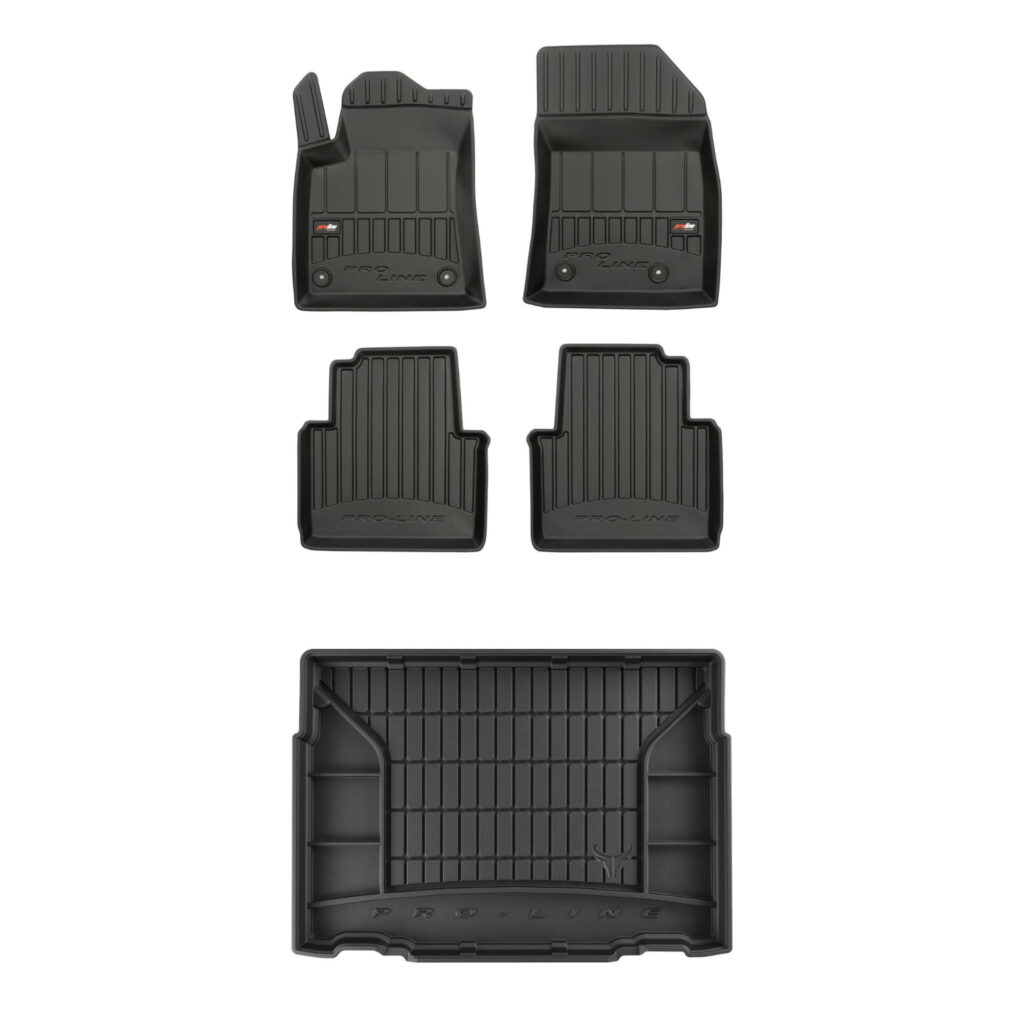 Zestaw: dywaniki samochodowe i mata bagażnika ProLine dopasowane do Citroën C3 Aircross od 2017