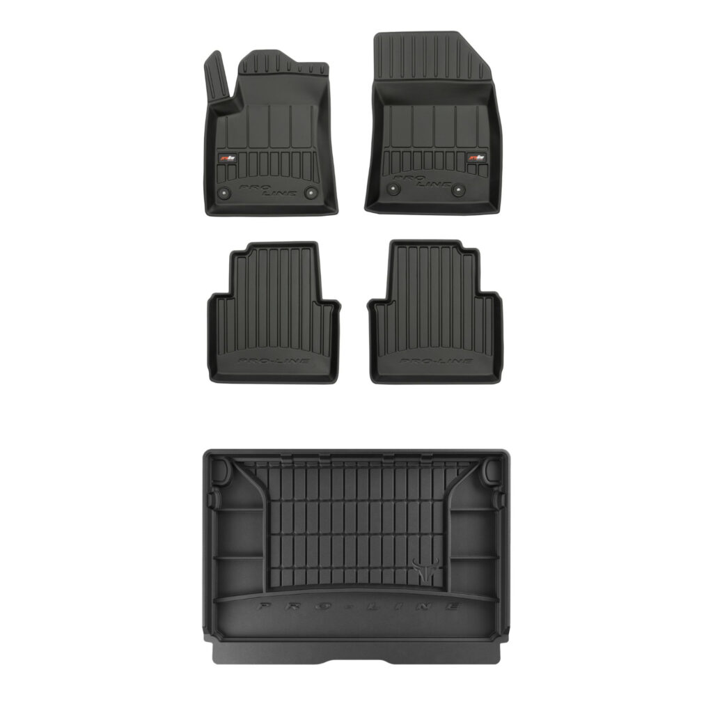 Zestaw: dywaniki samochodowe i mata bagażnika ProLine dopasowane do Citroën C3 Aircross od 2017