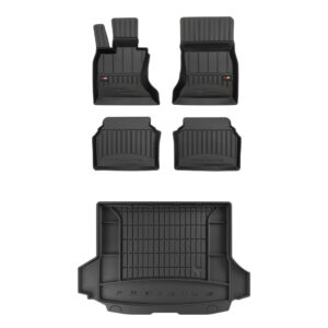 Zestaw: dywaniki samochodowe i mata bagażnika ProLine dopasowane do BMW Seria 5 Gran Turismo F07 2009-2017