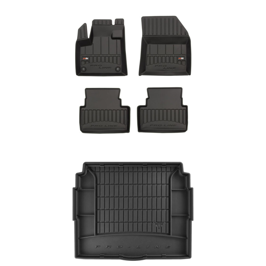 Zestaw: dywaniki samochodowe i mata bagażnika ProLine dopasowane do Citroën C5 Aircross od 2017