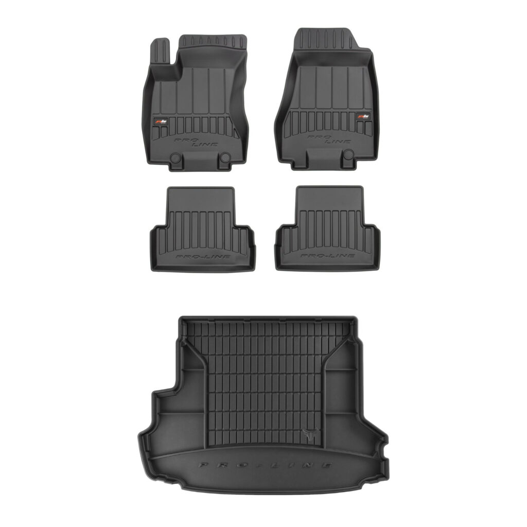 Zestaw: dywaniki samochodowe i mata bagażnika ProLine dopasowane do Nissan X-Trail II 2008-2013